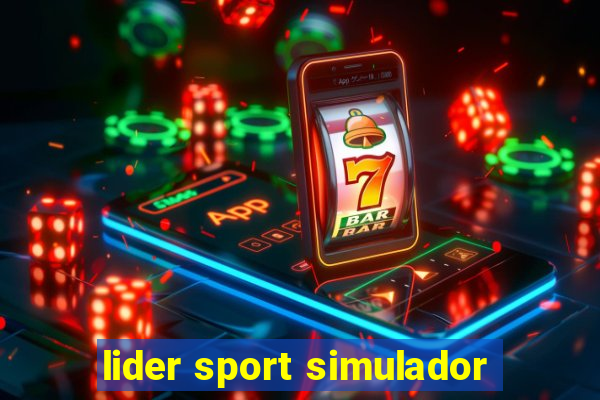 lider sport simulador